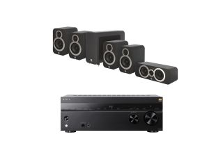 Sony TA-AN1000 AV Receiver with Q Acoustics 3010i AV Speaker Pack 
