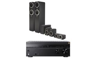 Sony TA-AN1000 AV Receiver with Q Acoustics 3050i Cinema Pack