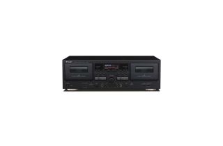 Teac W-1200 Twin Cassette Deck - Black