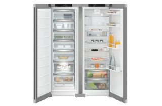 Liebherr XRFsf 5220 Plus NoFrost Side-by-Side Fridge and Freezer Combination - Silver