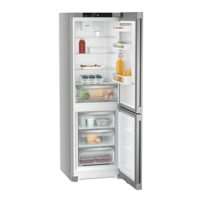 Liebherr CNsfd 5203 Pure Fridge Freezer with EasyFresh and NoFrost - Silver main product photo