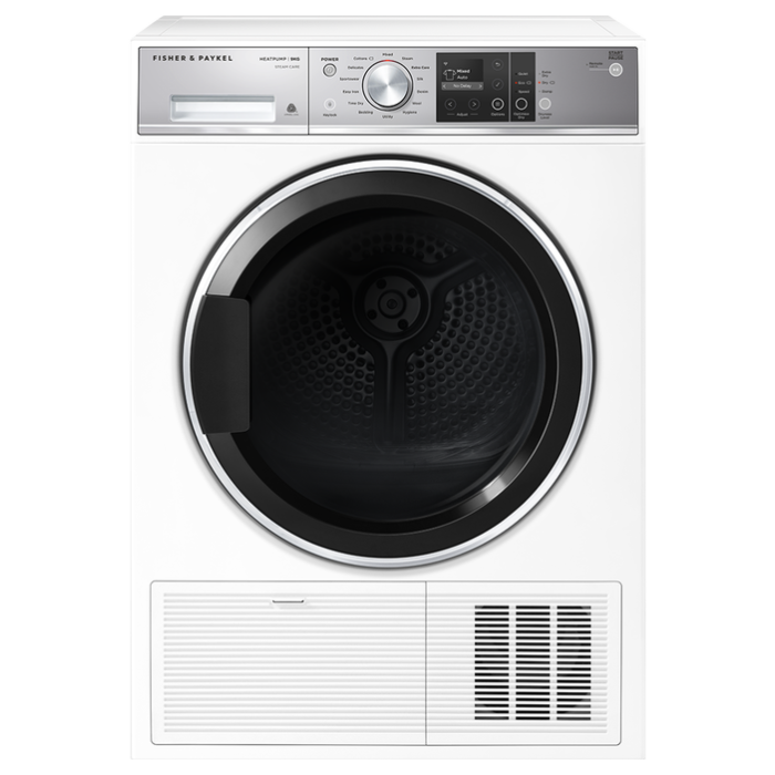 Fisher and Paykel DH9060FS1 9kg Tumble Dryer with Steam Care - White main product photo