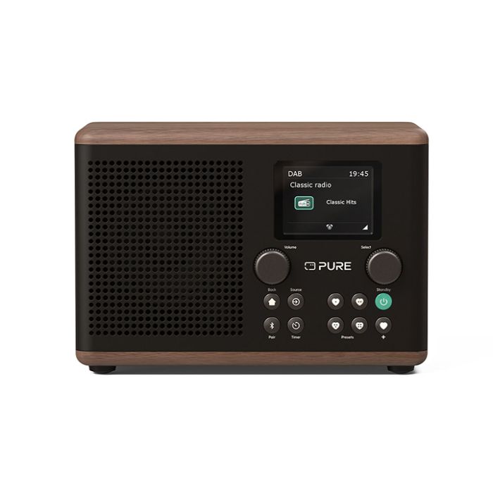 Pure Classic H4 Digital Radio - Coffee Black/Walnut main product photo