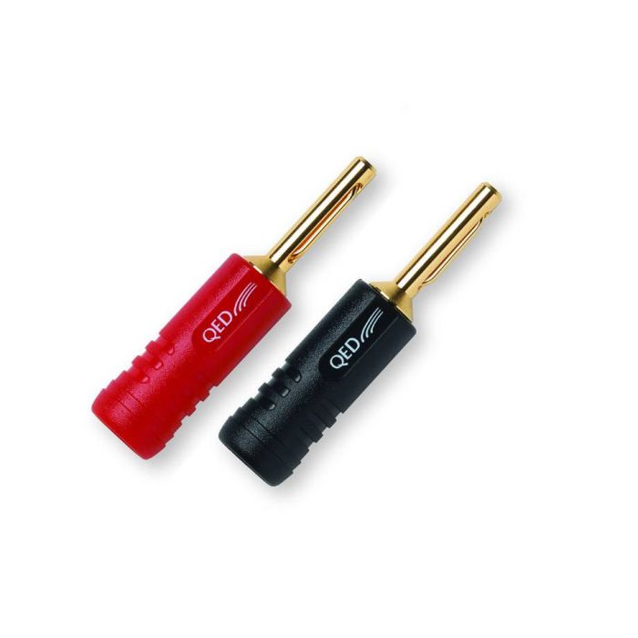QED Screwloc ABS 4 mm Banana Plug - 10 Pack main product photo